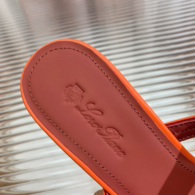 LP SPRIGHTLY CHARMS MID-SANDAL BURNT ORANGE CALFSKIN