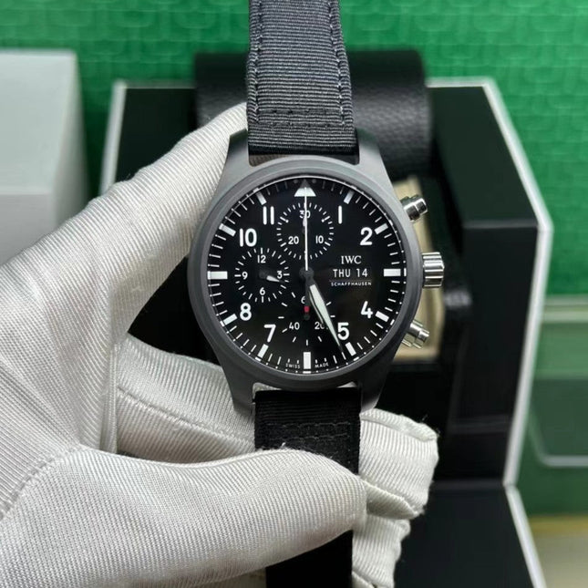 PILOT’S WATCH CHRONOGRAPH TOP GUN EDITION “LAKE TAHOE” BLACK CERAMIC CASE