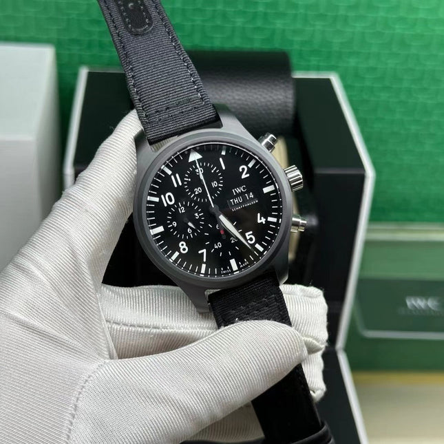 PILOT’S WATCH CHRONOGRAPH TOP GUN EDITION “LAKE TAHOE” BLACK CERAMIC CASE
