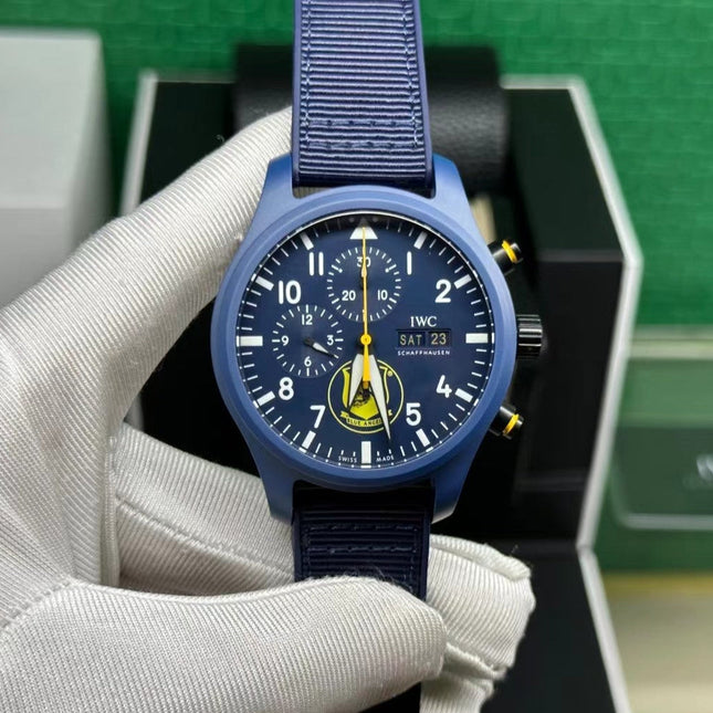 PILOT’S WATCH CHRONOGRAPH TOP GUN EDITION “LAKE TAHOE” NAVY BLUE CERAMIC CASE