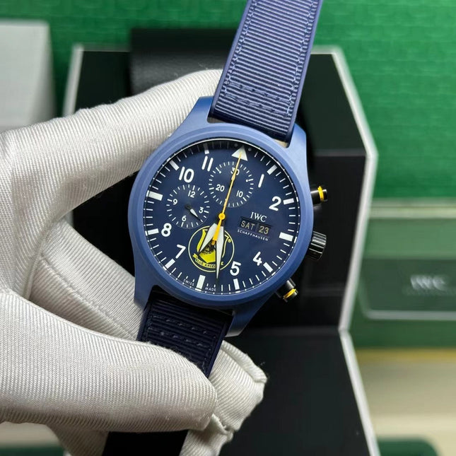 PILOT’S WATCH CHRONOGRAPH TOP GUN EDITION “LAKE TAHOE” NAVY BLUE CERAMIC CASE