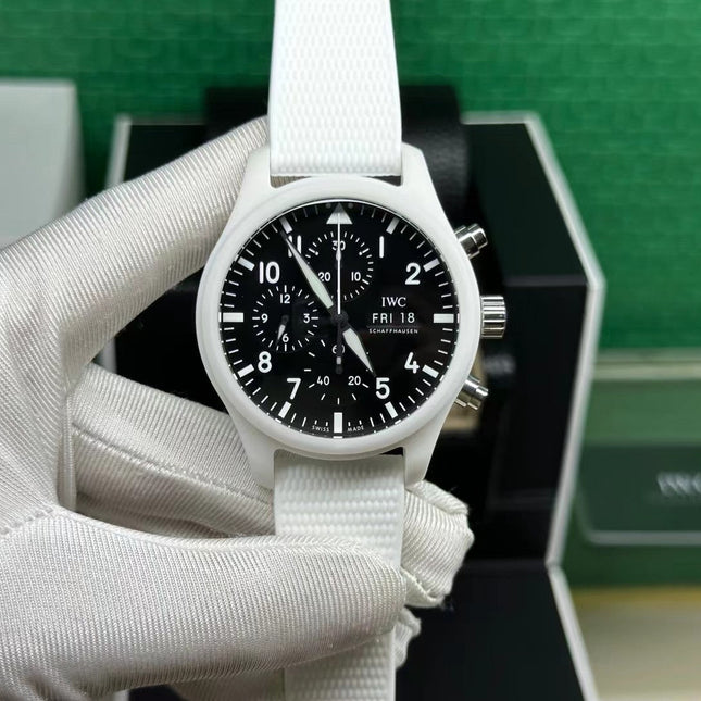 PILOT’S WATCH CHRONOGRAPH TOP GUN EDITION “LAKE TAHOE” WHITE CERAMIC CASE