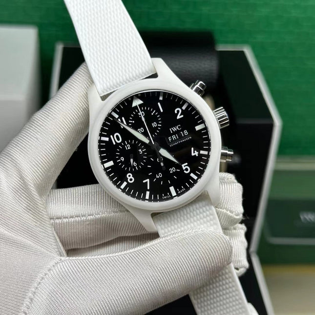 PILOT’S WATCH CHRONOGRAPH TOP GUN EDITION “LAKE TAHOE” WHITE CERAMIC CASE