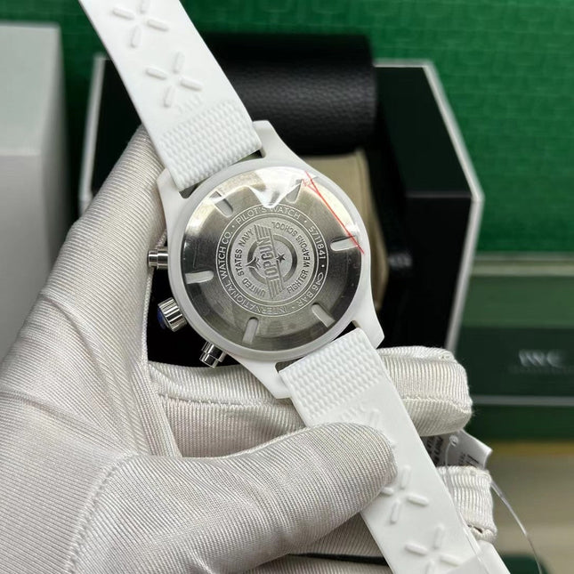 PILOT’S WATCH CHRONOGRAPH TOP GUN EDITION “LAKE TAHOE” WHITE CERAMIC CASE