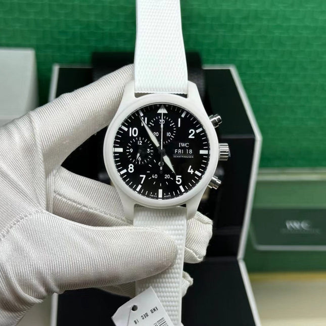 PILOT’S WATCH CHRONOGRAPH TOP GUN EDITION “LAKE TAHOE” WHITE CERAMIC CASE