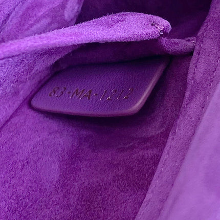 D-JOY BAG 22 IN VIOLET PURPLE LAMBSKIN