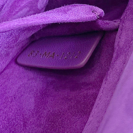 MINI D-JOY BAG 17 IN VIOLET PURPLE LAMBSKIN