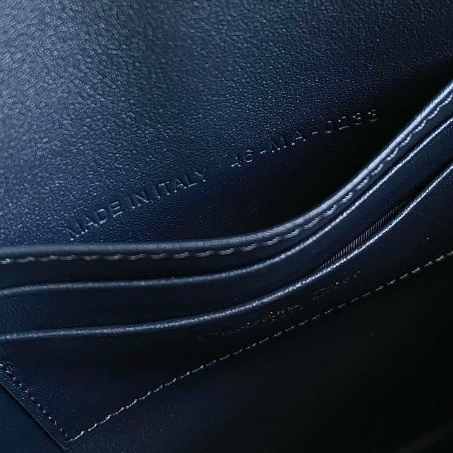 CD 30 CLUTCH BAG IN BLUE OBLIQUE JACQUARD