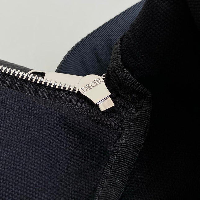 SMALL BACKPACK 32 BLUE OBLIQUE JACQUARD