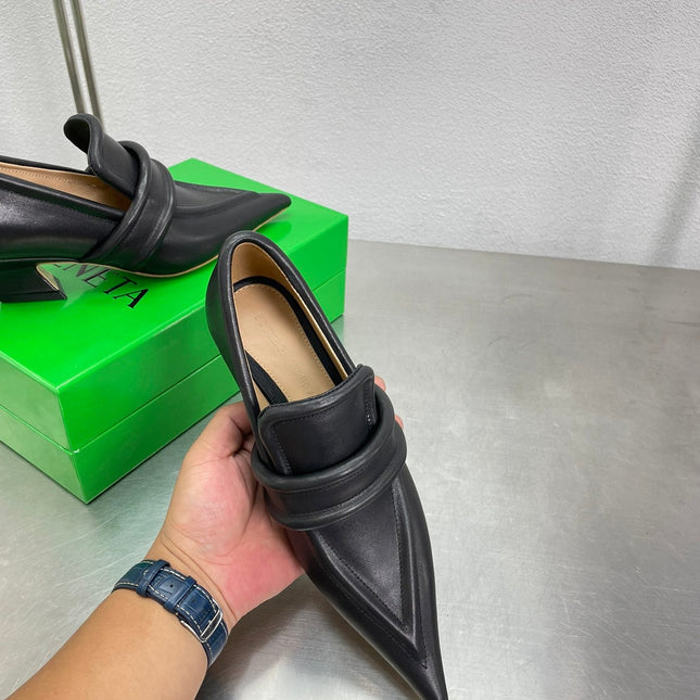 HIGH PUMP 35 MM IN BLACK CALFSKIN