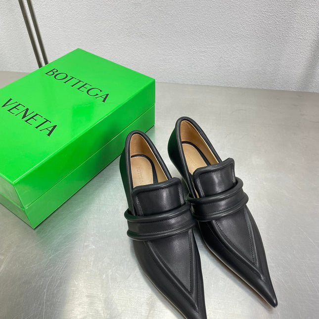 HIGH PUMP 35 MM IN BLACK CALFSKIN