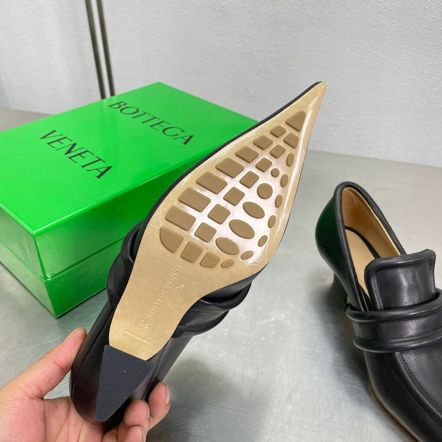 HIGH PUMP 35 MM IN BLACK CALFSKIN