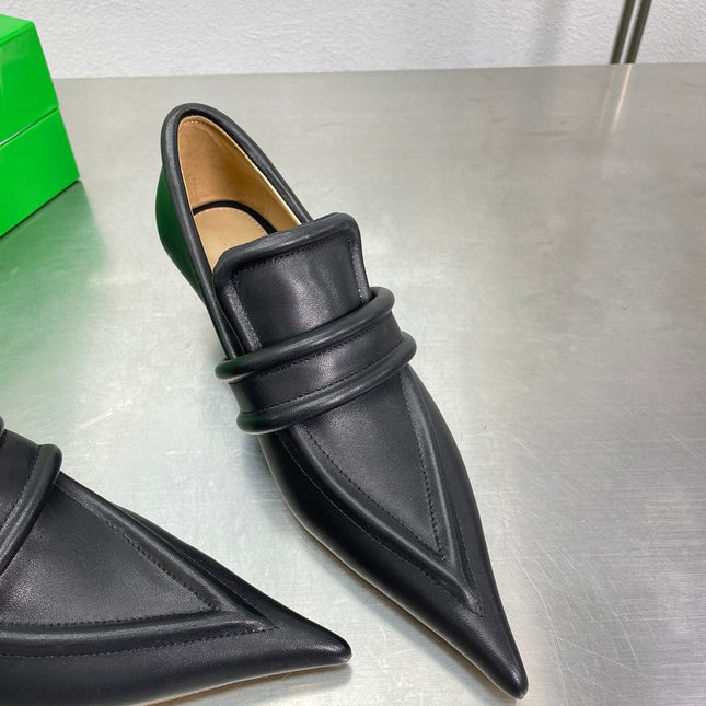 HIGH PUMP 35 MM IN BLACK CALFSKIN