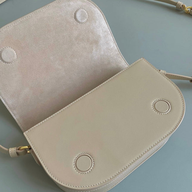 SIGNATURE HOBO 21 BAG IN BEIGE CALFSKIN
