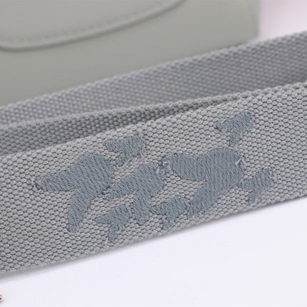 NANO SMILE BAG 18 IN HARBOR GRAY CALFSKIN