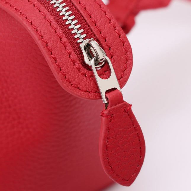 NANO SMILE BAG 18 IN CRIMSON RED CALFSKIN
