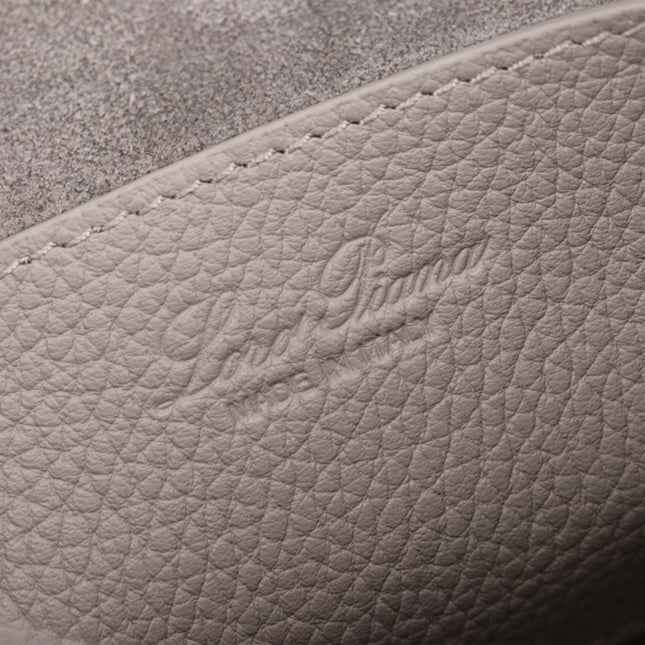 NANO SMILE BAG 18 IN PASTEL GRAY CALFSKIN