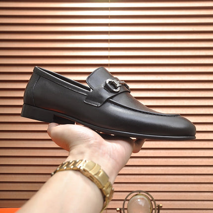HM HORSEBIT LOAFER BLACK CALFSKIN
