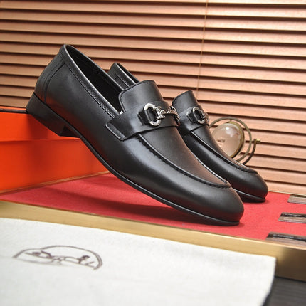 HM HORSEBIT LOAFER BLACK CALFSKIN