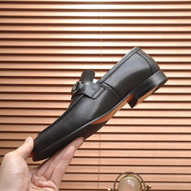 HM HORSEBIT LOAFER BLACK CALFSKIN