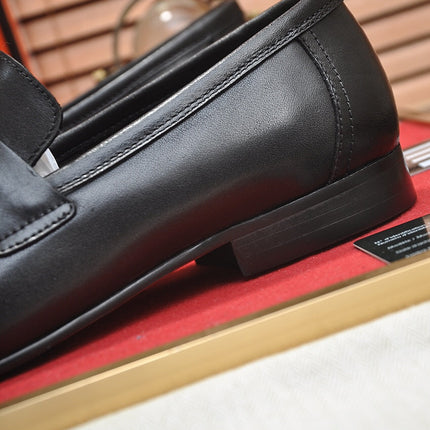 HM HORSEBIT LOAFER BLACK CALFSKIN
