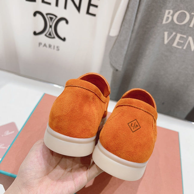 LP SUMMER CHARMS WALK LOAFERS ORANGE SUEDE