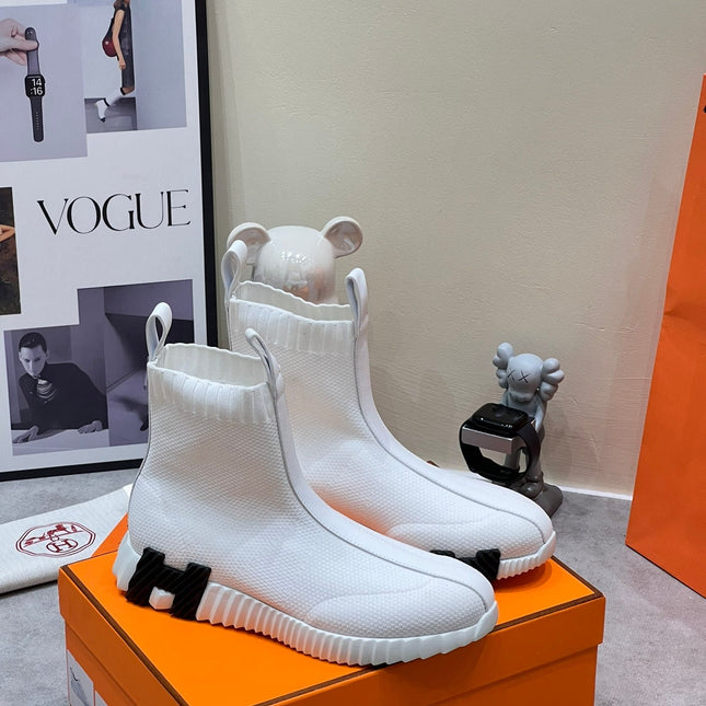 H FUN CLASSIC SNEAKER STYLISH WHITE FABRIC