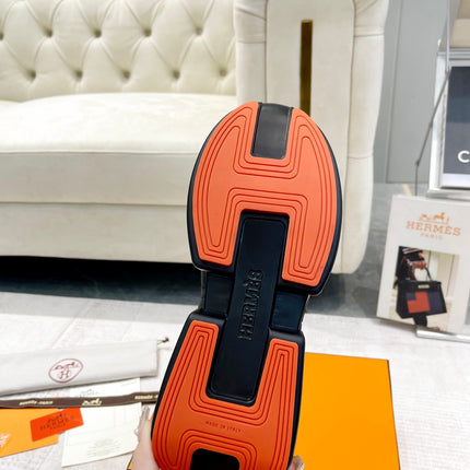 GIGA SNEAKER IN FULL BLACK STITCHED MESH AND CALFSKIN