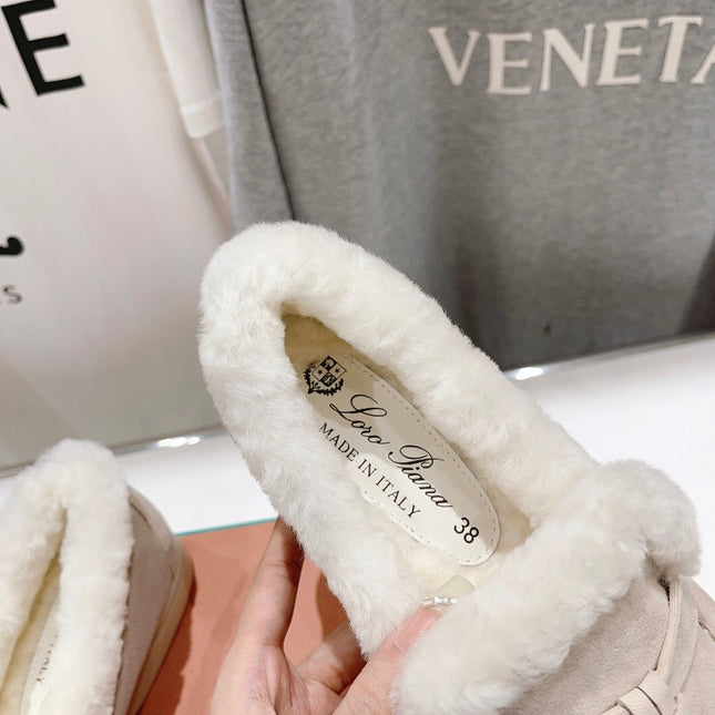 LP SUMMER CHARMS WALK LOAFERS CREAMY WHITE FLEECE