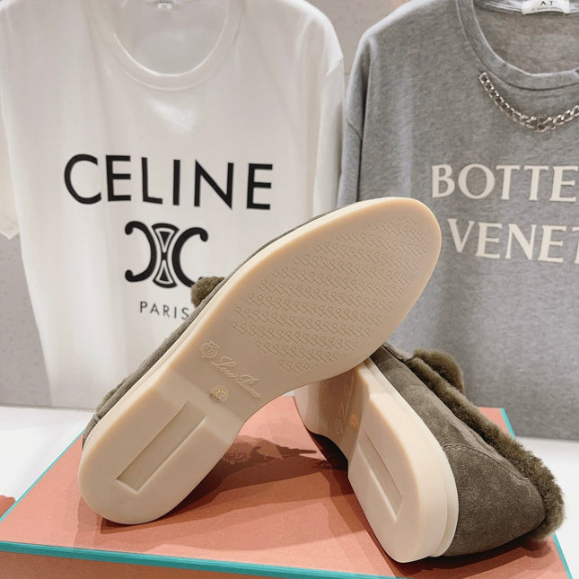 LP SUMMER CHARMS WALK LOAFERS ASH BROWN FLEECE