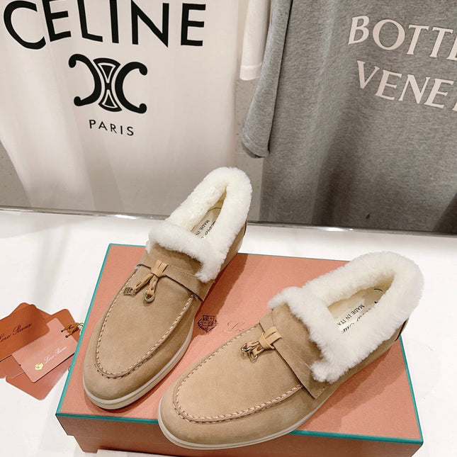 LP SUMMER CHARMS WALK LOAFERS CAMEL FLEECE