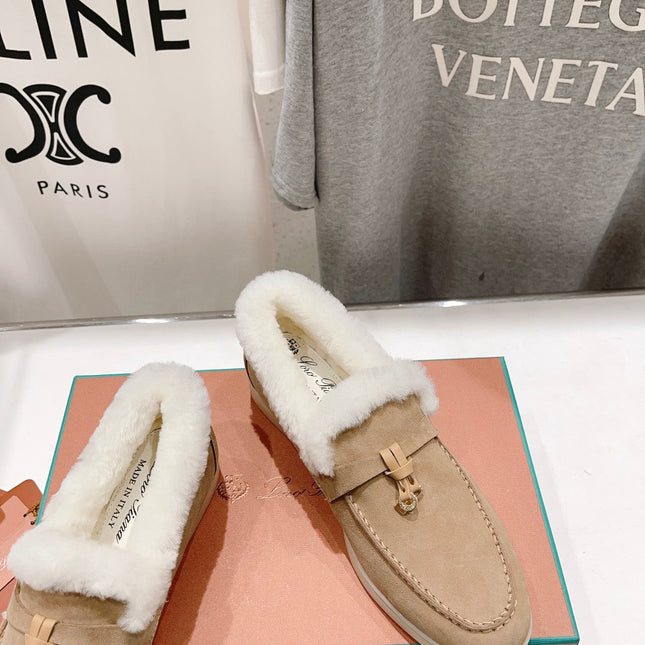 LP SUMMER CHARMS WALK LOAFERS CAMEL FLEECE