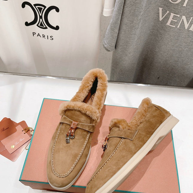 LP SUMMER CHARMS WALK LOAFERS TAWNY FLEECE