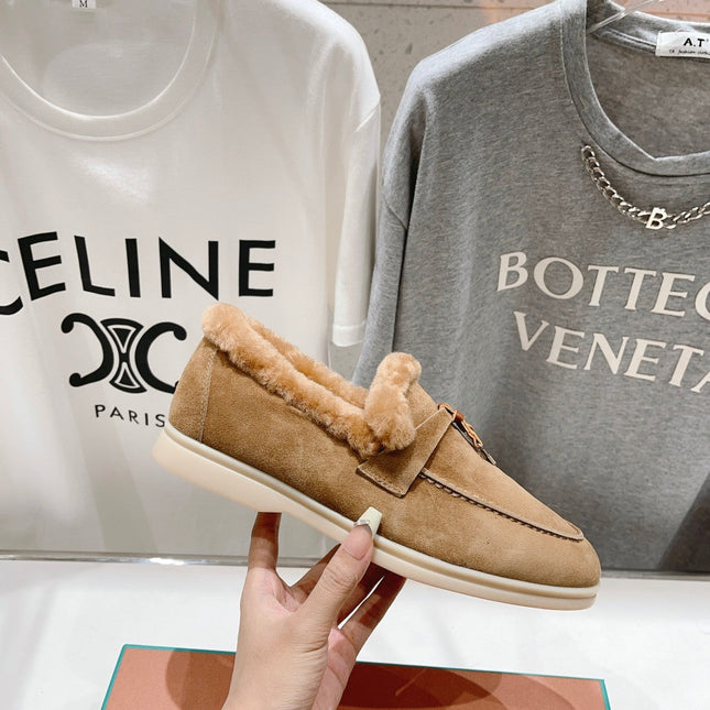 LP SUMMER CHARMS WALK LOAFERS TAWNY FLEECE