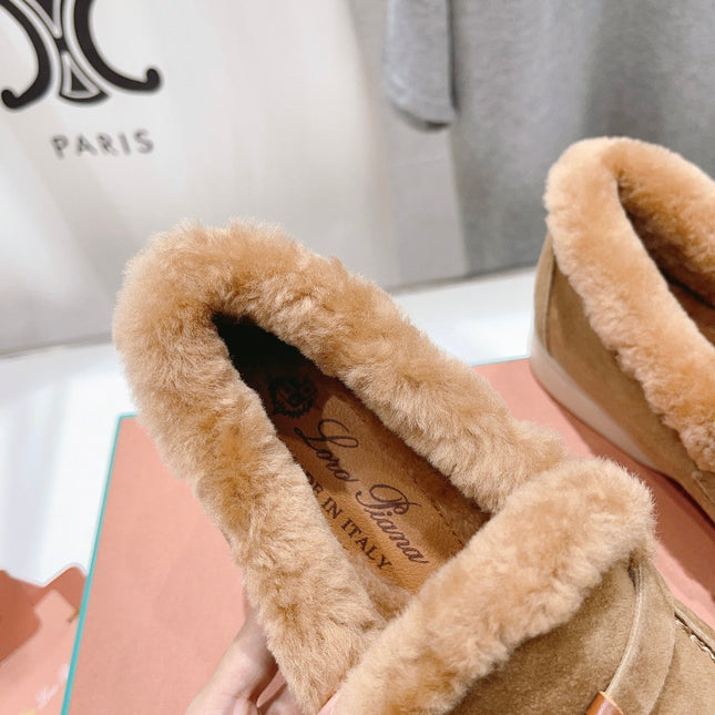 LP SUMMER CHARMS WALK LOAFERS TAWNY FLEECE