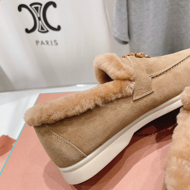 LP SUMMER CHARMS WALK LOAFERS TAWNY FLEECE