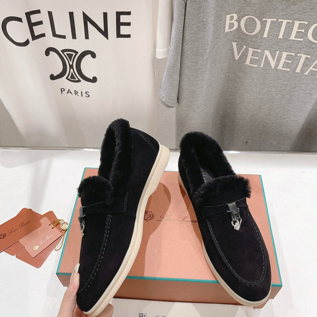 LP SUMMER CHARMS WALK LOAFERS BLACK FLEECE