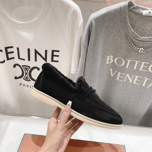 LP SUMMER CHARMS WALK LOAFERS BLACK FLEECE