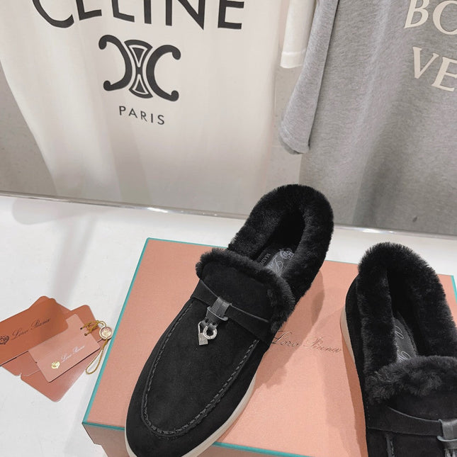 LP SUMMER CHARMS WALK LOAFERS BLACK FLEECE