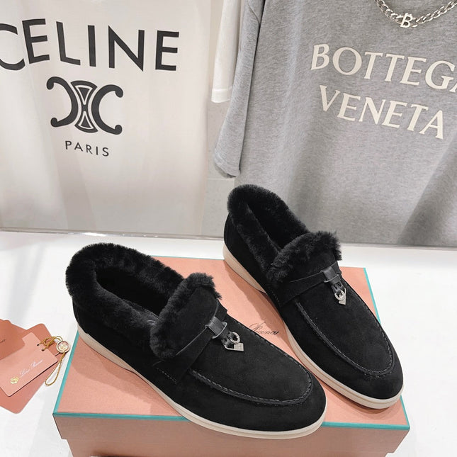 LP SUMMER CHARMS WALK LOAFERS BLACK FLEECE