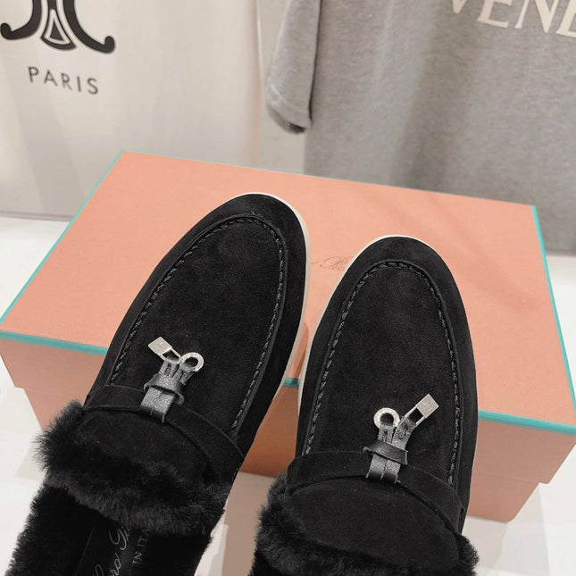 LP SUMMER CHARMS WALK LOAFERS BLACK FLEECE