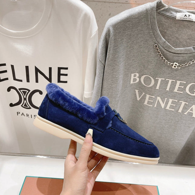 LP SUMMER CHARMS WALK LOAFERS NAVY FLEECE