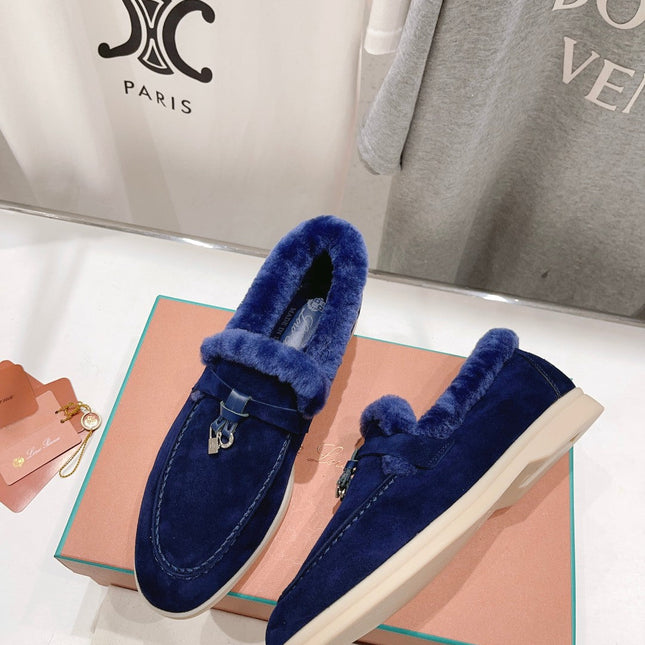 LP SUMMER CHARMS WALK LOAFERS NAVY FLEECE