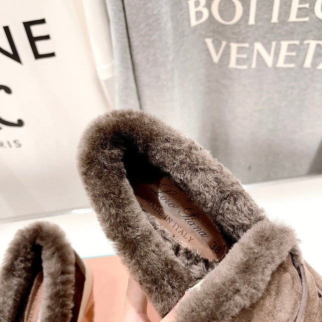 LP SUMMER CHARMS WALK LOAFERS BROWN FLEECE