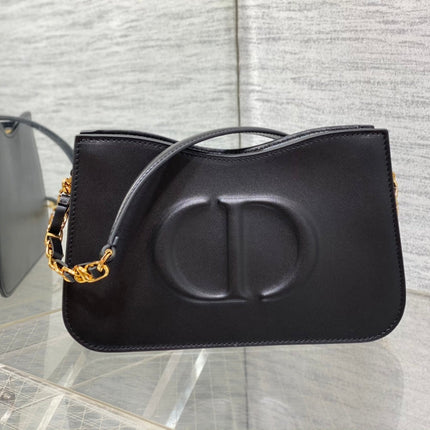 HOBO SIGNATURE 23  BAG IN BLACK LAMBSKIN