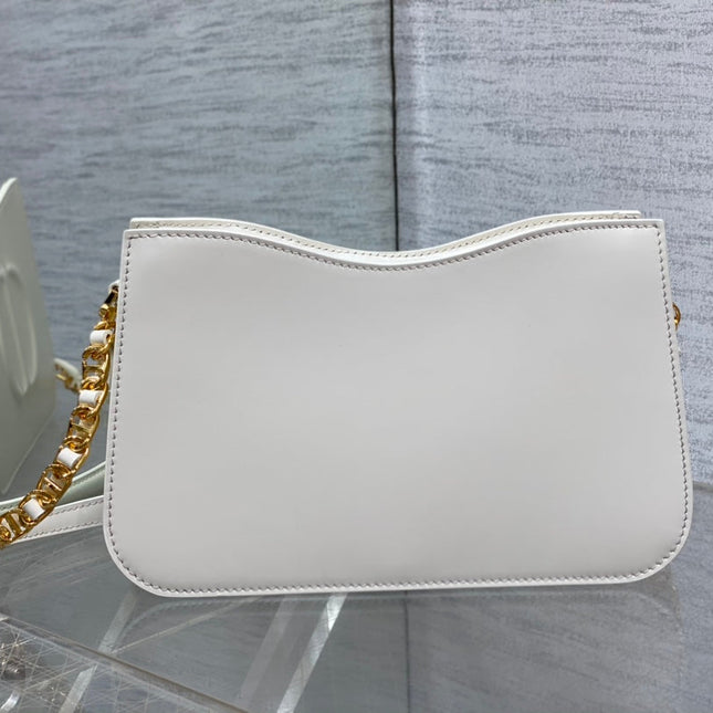 HOBO SIGNATURE 23  BAG IN WHITE LAMBSKIN