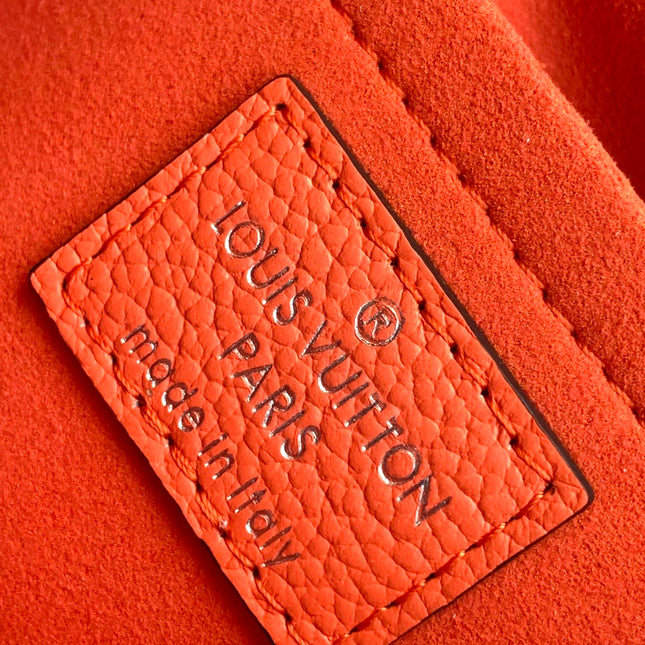 MARELLINI 19 ORANGE EPI GRAINED LEATHER