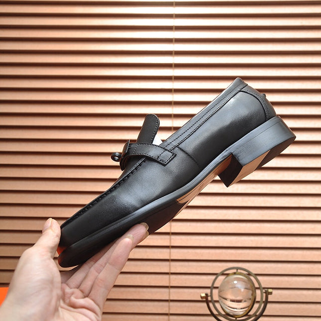 HM DESTIN LOAFER BLACK CALFSKIN