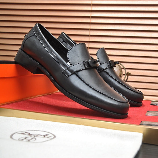 HM DESTIN LOAFER BLACK CALFSKIN