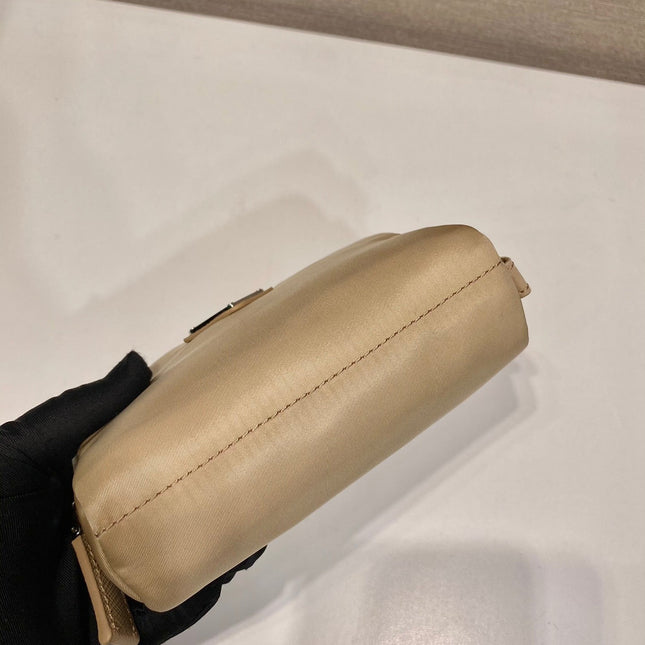 PRA CLUTCH 12 IN TAN BROWN RE-NYLON